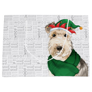 Funny Hondenliefhebber voor Kerstmis Lakeland Terr Groot Cadeauzakje
