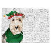 Funny Hondenliefhebber voor Kerstmis Lakeland Terr Groot Cadeauzakje (Achterkant)