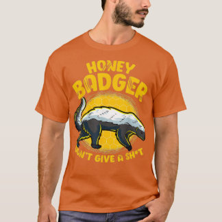 Funny Honey Badger geeft geen schitterende honing T-shirt