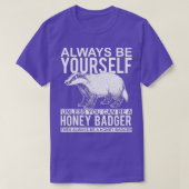 Funny Honey Badger T-shirt (Design voorkant)