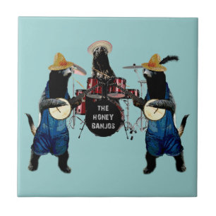 Funny Honey Badger Tegeltje