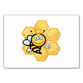 Funny Honey Bee Kaart (Achterkant)