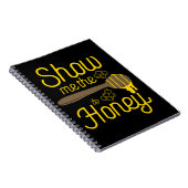 Funny Honey Bee Pun Apparel Notitieboek (Rechterzijde)