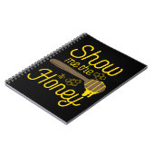 Funny Honey Bee Pun Apparel Notitieboek (Linkerzijde)