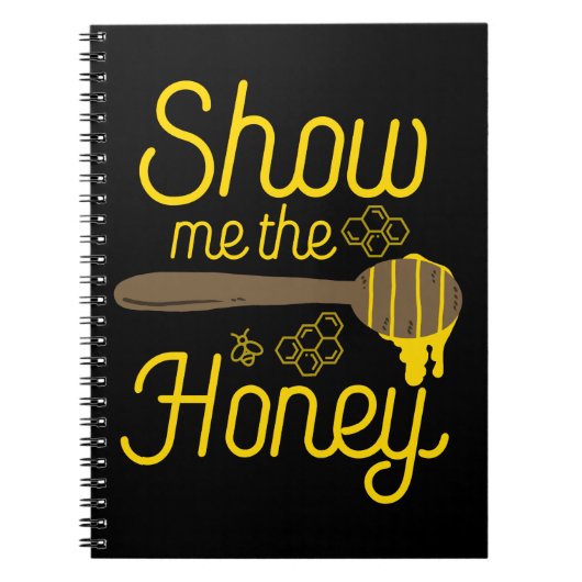 Funny Honey Bee Pun Apparel Notitieboek (Voorkant)