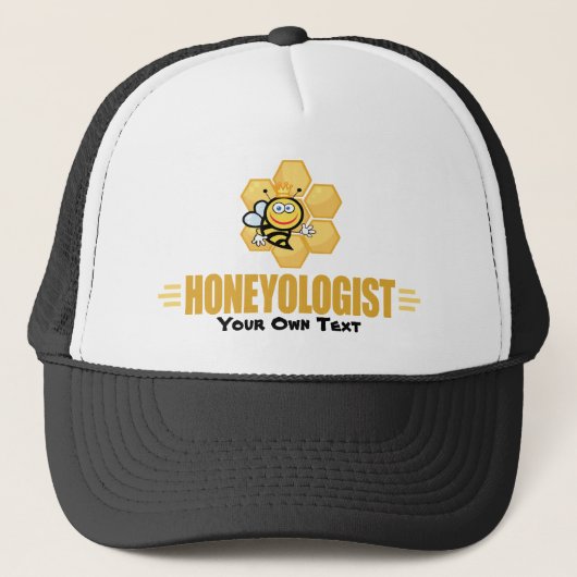 Funny Honey Bee Trucker Pet (Voorkant)