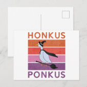 Funny Honkus Ponkus Halloween Goose Witches Honk Briefkaart (Voorkant / Achterkant)