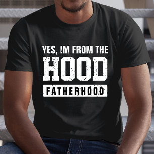 Funny Hood Vaderschap Vaderdag T-shirt