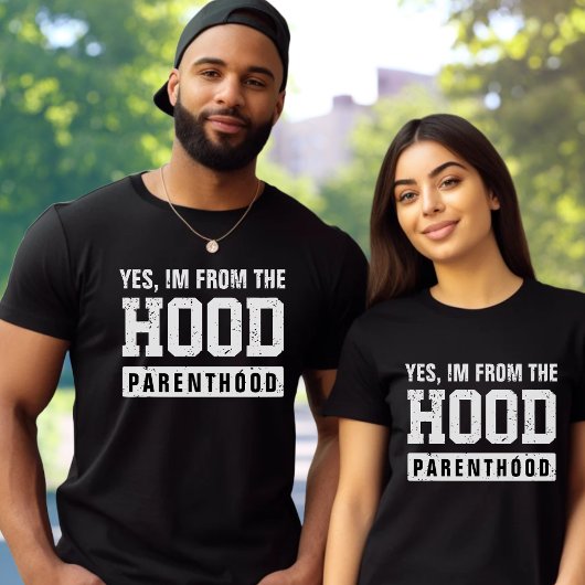 Funny Hood Vaderschap Vaderdag T-shirt