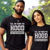 Funny Hood Vaderschap Vaderdag T-shirt