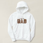 Funny hooded sweater for dad in the form of tools (Design voorkant)