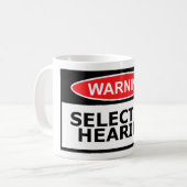 Funny hoorzitting koffiemok (Voorkant links)