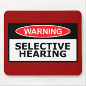 Funny hoorzitting muismat (Voorkant)