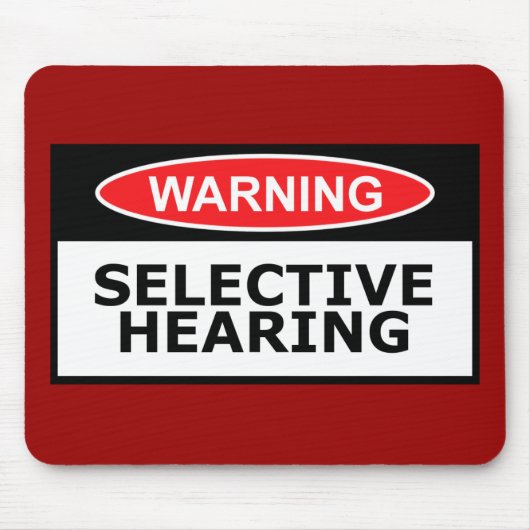 Funny hoorzitting muismat (Voorkant)