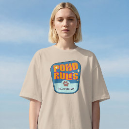Funny Hoppers Pond Rules Crew Beaverton Crew Big T-shirt