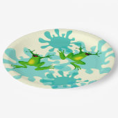 Funny Hoppy Birthday Frog Bord van 9 inch (Gekanteld)