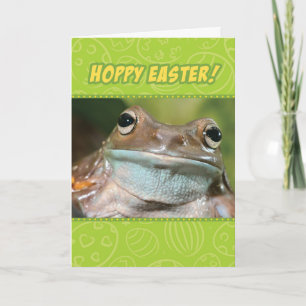 Funny Hoppy Easter van een kikkeroosterse Kaart