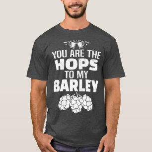 Funny Hops Barley Beer IPA Craft Brewery T-shirt