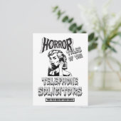 Funny  Horror Movie Briefkaart (Staand voorkant)