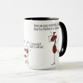 Funny Horse and Chicken Mok (Voorkant rechts)