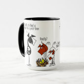 Funny Horse and Chicken Mok (Voorkant links)