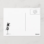 Funny Horse and Cow Card Briefkaart (Achterkant)