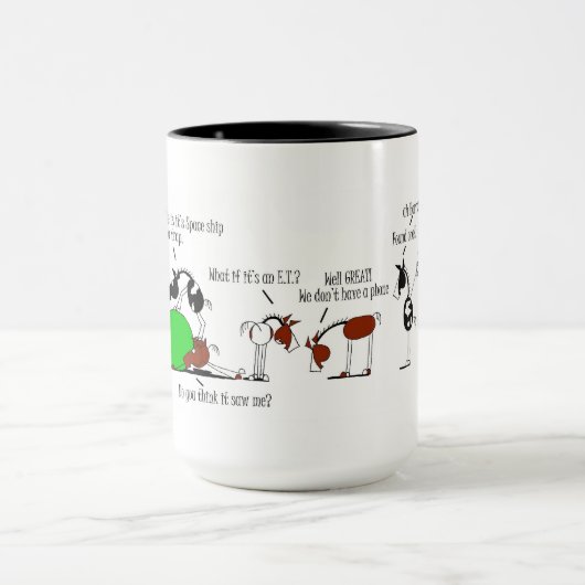 Funny Horse and Donkey Cartoon Mok (Midden)