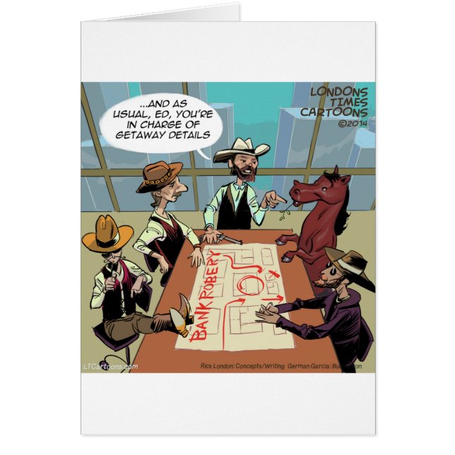 Funny Horse Bank Robber (Voorkant)