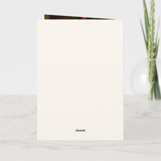 Funny Horse Christmas Equestrians & Animal Lovers Kaart (Achterkant)