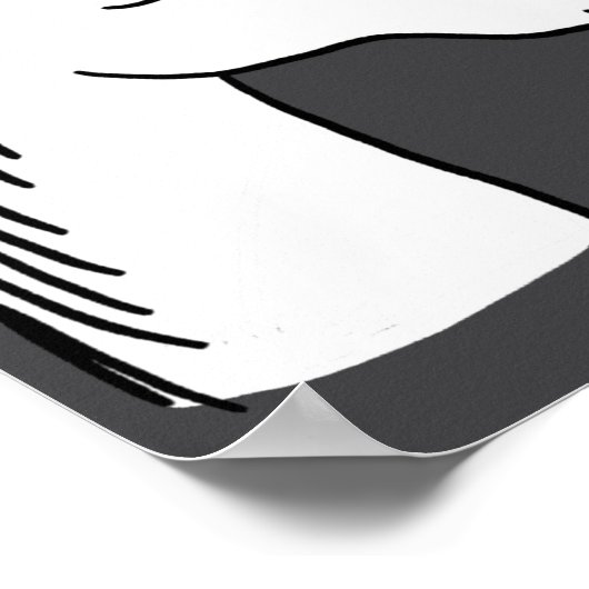 Funny Horse D  Poster (Hoek)