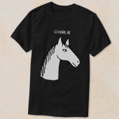 Funny Horse gepersonaliseerd T-shirt