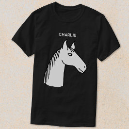 Funny Horse gepersonaliseerd T-shirt