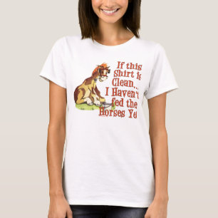 Funny Horse Gezegde T-shirt