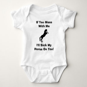 Funny Horse Gezegden Romper