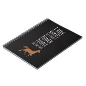 Funny Horse Gifts For Adults Farm Rodeo Country Notitieboek (Linkerzijde)