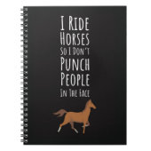 Funny Horse Gifts For Adults Farm Rodeo Country Notitieboek (Voorkant)