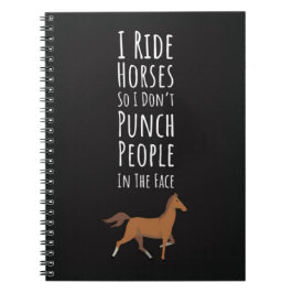 Funny Horse Gifts For Adults Farm Rodeo Country Notitieboek