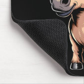 Funny Horse In Retro Style - Farm Humour Ny Funny  Muismat (Hoek)