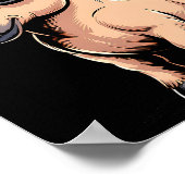 Funny Horse In Retro Style - Farm Humour Ny Funny  Poster (Hoek)