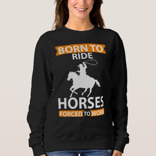 Funny Horse Lover Horseback Riding Equestrian Trui (Voorkant)