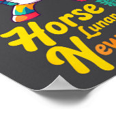 Funny Horse Lunar New Year 2026 Dabbing Design  Poster (Hoek)