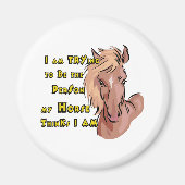 Funny Horse Magneet (Voorkant)
