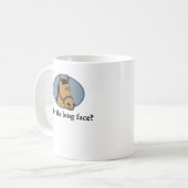 Funny horse mok: Waarom het lange gezicht? Koffiemok (Voorkant links)
