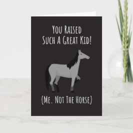 Funny Horse Mom Cards Mother Equestrian For Her Kaart