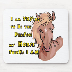 Funny Horse Muismat