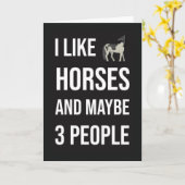 Funny Horse Owner Cards Equine Equestrian Jockey Kaart (Gele Bloem)