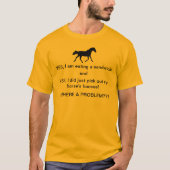 Funny Horse People T-Shirt (Voorkant)