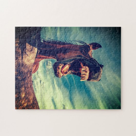 Funny Horse Puzzle Legpuzzel (Horizontaal)