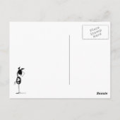 Funny Horse Pyramid-Cartoon Briefkaart (Achterkant)