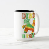 Funny Horse Racing  Cinco de Derby KY Derby Tweekleurige Koffiemok (Voorkant rechts)